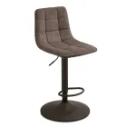 2 scaune de living cu șezut din material textil în culori diferite - Corrente Viadurini