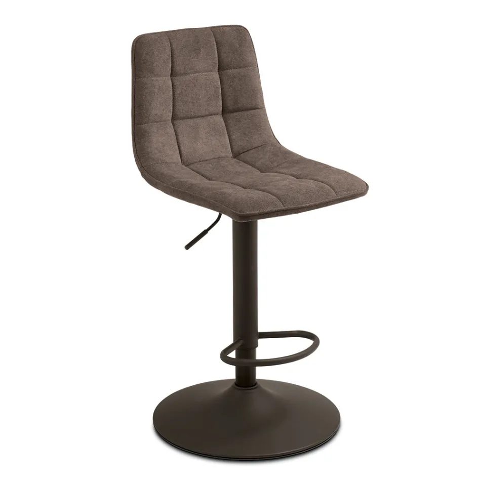 2 scaune de living cu șezut din material textil în culori diferite - Corrente Viadurini