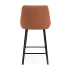 2 Scaune de Sufragerie Realizate cu Scaun din Tesatura si Picioare metalice - Negroni Viadurini