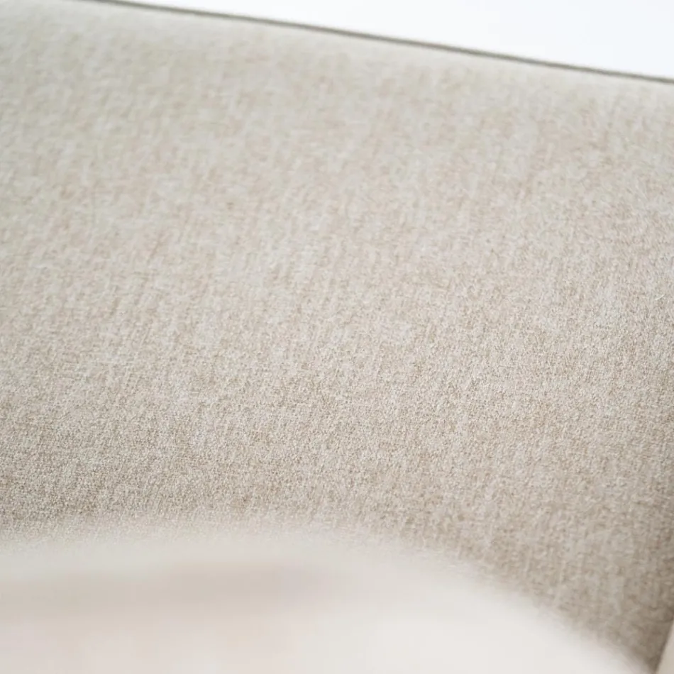 2 Scaune de Sufragerie Realizate cu Sezut Tesatura si Picioare Metalice - Negroni Viadurini