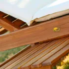 Șezlong ajustabil Real Teak Viadurini