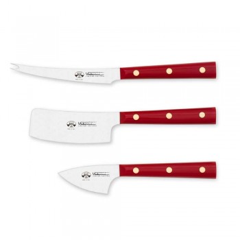 3 cuțite pentru brânză din oțel inoxidabil Berti exclusive pentru Viadurini - Asiago