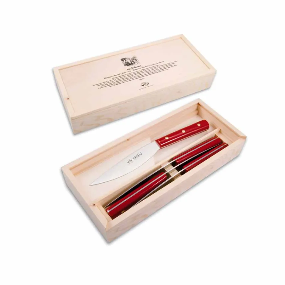 4 cuțite de masă Berti Valdichiana exclusiv pentru Viadurini - Alanno Viadurini