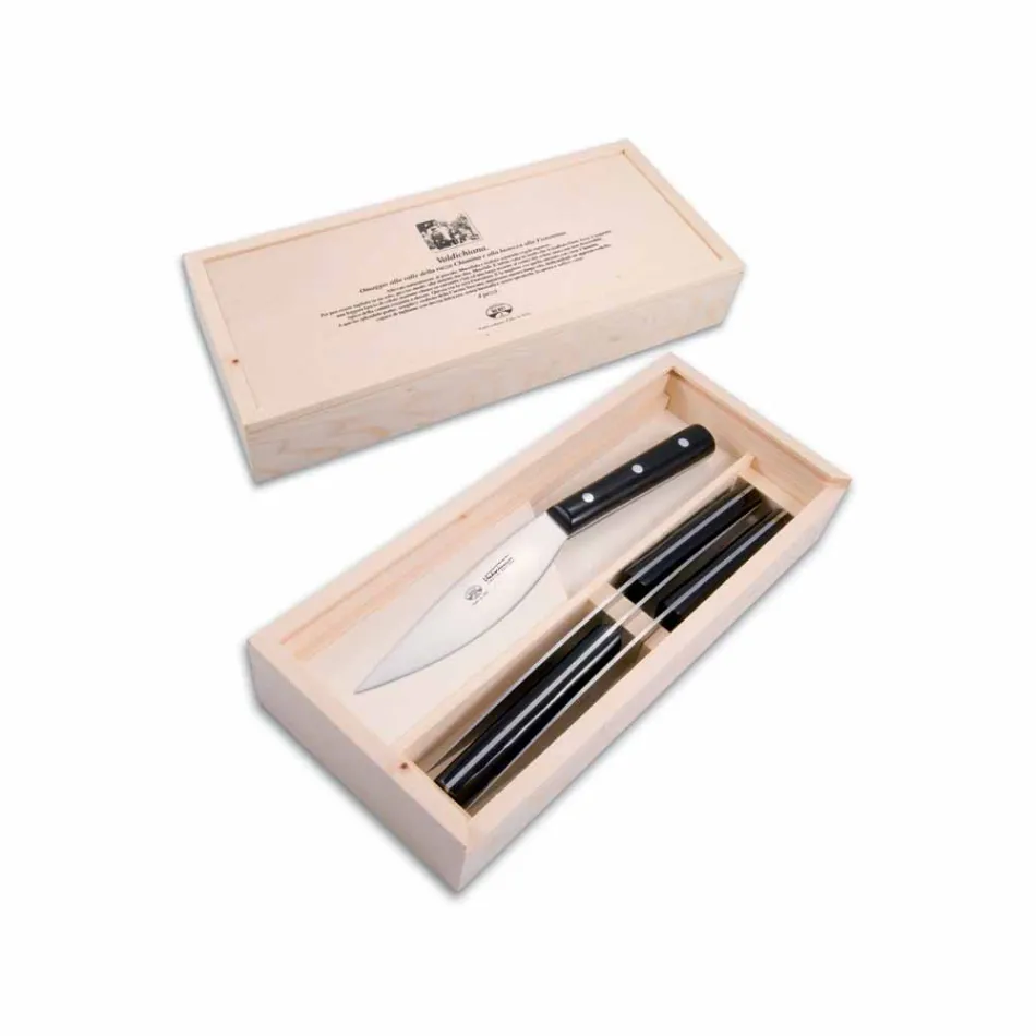 4 cuțite de masă Berti Valdichiana exclusiv pentru Viadurini - Aldino Viadurini