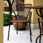 4 fotolii metalice de exterior cu design modern, fabricate în Italia - Varmo Viadurini