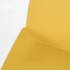 4 Scaune de exterior și de interior din polipropilenă și metal - sângeroase Viadurini