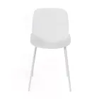 4 Scaune de exterior și de interior din polipropilenă și metal - sângeroase Viadurini