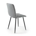 4 scaune de living cu șezut din material textil în diferite culori - Current Viadurini