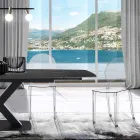 4 scaune stivuibile pentru exterior și interior din policarbonat - cal Viadurini