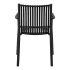 4 scaune de grădină suprapuse din polipropilenă rezistentă la UV - Ondara Viadurini