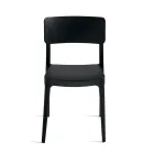 4 scaune de living din polipropilenă suprapuse în diferite culori - Slancio Viadurini