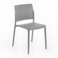 4 scaune stivuibile realizate în întregime din polipropilenă în diferite culori - Mojito