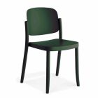 4 scaune moderne în aer liber, stivuibile din polipropilenă Made in Italy - Bernetta Viadurini