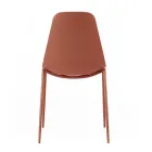 4 Scaune Fabricate cu Sezut din Polipropilena si Picioare metalice - Mary Viadurini