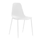 4 Scaune Fabricate cu Sezut din Polipropilena si Picioare metalice - Mary Viadurini