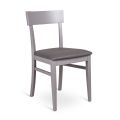 4 scaune realizate cu scaun, structură și picioare din piele artificială din lemn lăcuit - Taikiri