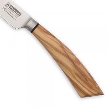 6 cuțite pentru friptură fabricate manual din corn sau lemn fabricate în Italia - Zuzana