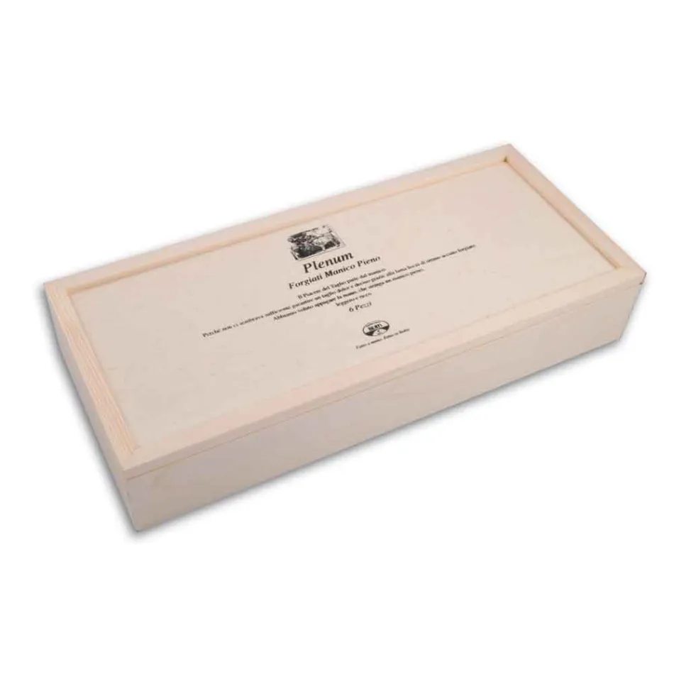 6 cuțite Berti Plenum Smooth Blade Exclusive pentru Viadurini - Andalo Viadurini