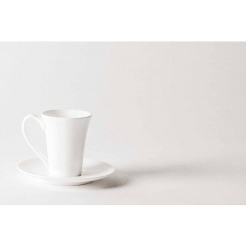 6 pahare de cafea din porțelan cu oală de cafea și bol de zahăr - Romilda