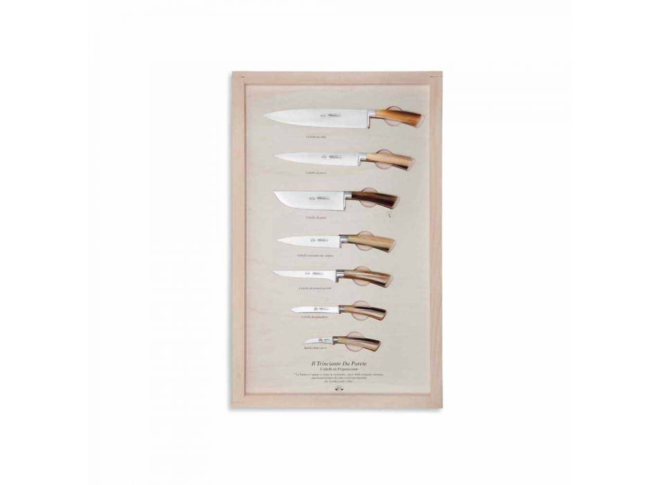 7 cuțite de perete Berti din oțel inoxidabil exclusive pentru Viadurini - Modigliani Viadurini