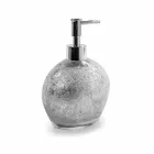 Accesorii de baie în rășină acoperite cu frunze de argint - argentinian Viadurini