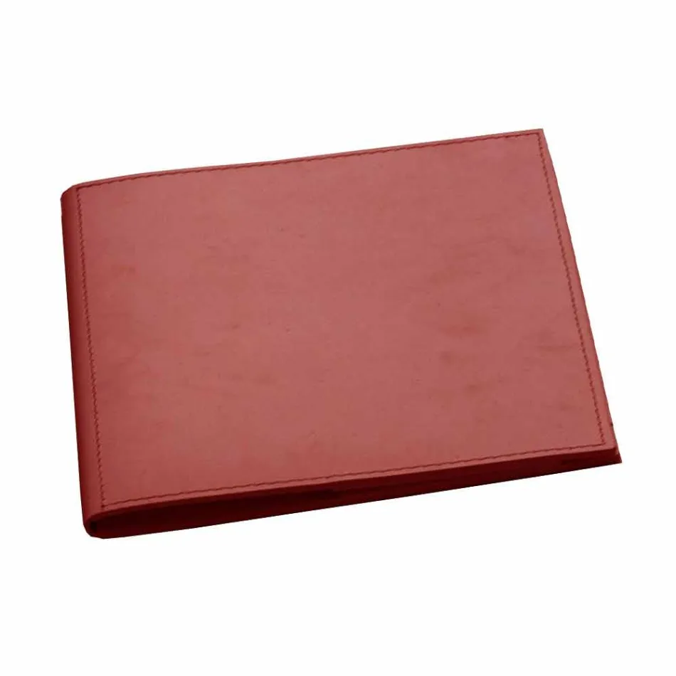 Accesorii de birou din piele regenerată 5 bucăți fabricate în Italia - Aristotel Viadurini