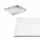 Accesorii de birou din piele regenerată 5 bucăți fabricate în Italia - Aristotel Viadurini