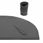 Accesorii de birou din piele regenerată 5 bucăți fabricate în Italia - Medea Viadurini