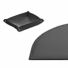 Accesorii de birou din piele regenerată 5 bucăți fabricate în Italia - Medea Viadurini