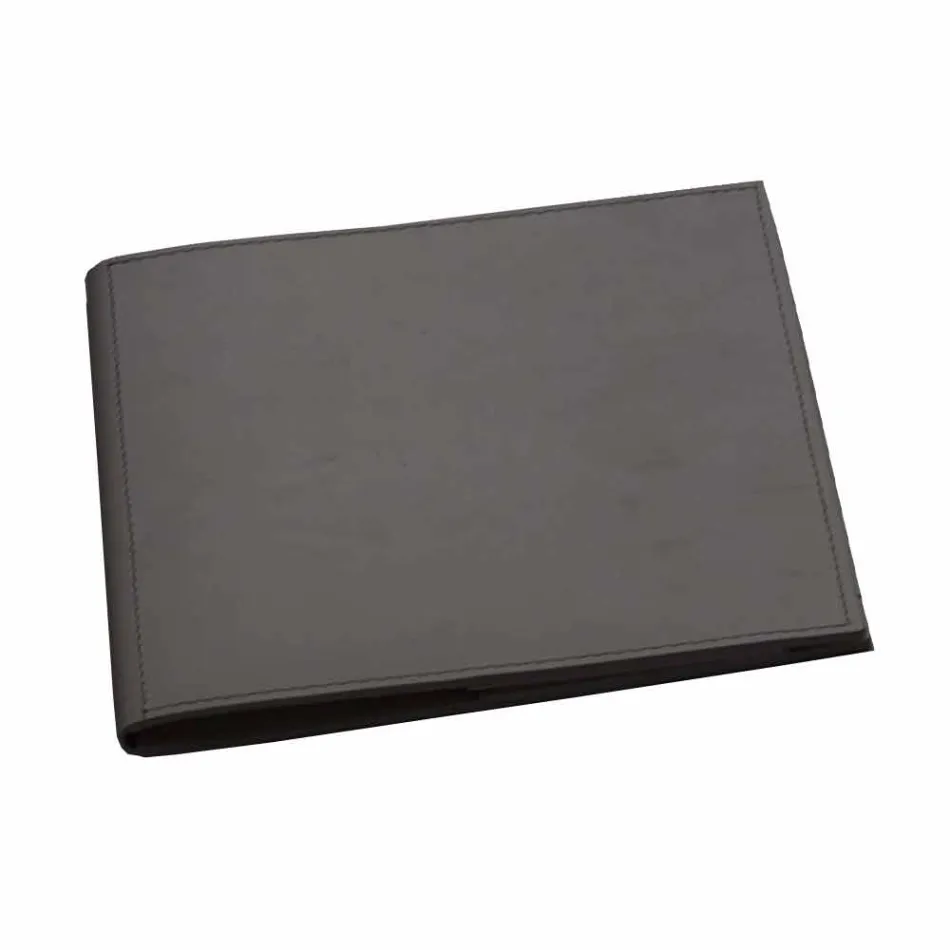 Accesorii de birou din piele regenerată 5 bucăți fabricate în Italia - Medea Viadurini