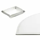 Accesorii de birou din piele regenerată 5 bucăți fabricate în Italia - Medea Viadurini