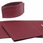 Accesorii Birou cu piele regenerată din 5 piese Made in Italy - Brando Viadurini