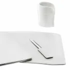 Accesorii Birou cu piele regenerată din 5 piese Made in Italy - Brando Viadurini