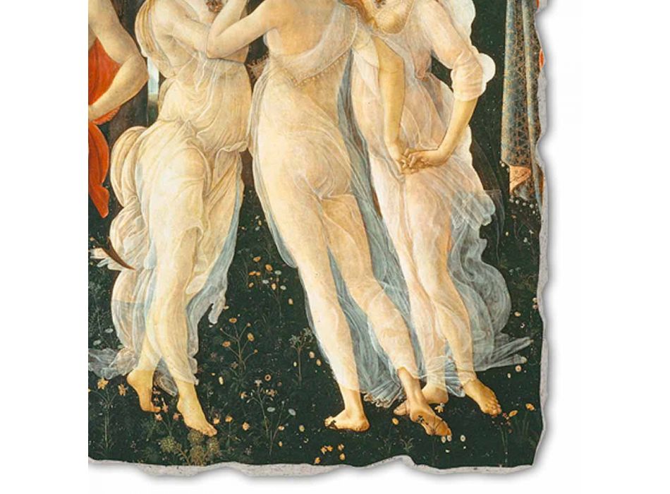 Fresca lui Botticelli „Alegoria de primăvară“ - detaliu Viadurini