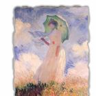 Fresco Calude Monet „Femeie cu Parasol spre stânga“ Viadurini