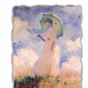 Fresco Calude Monet „Femeie cu Parasol spre stânga“