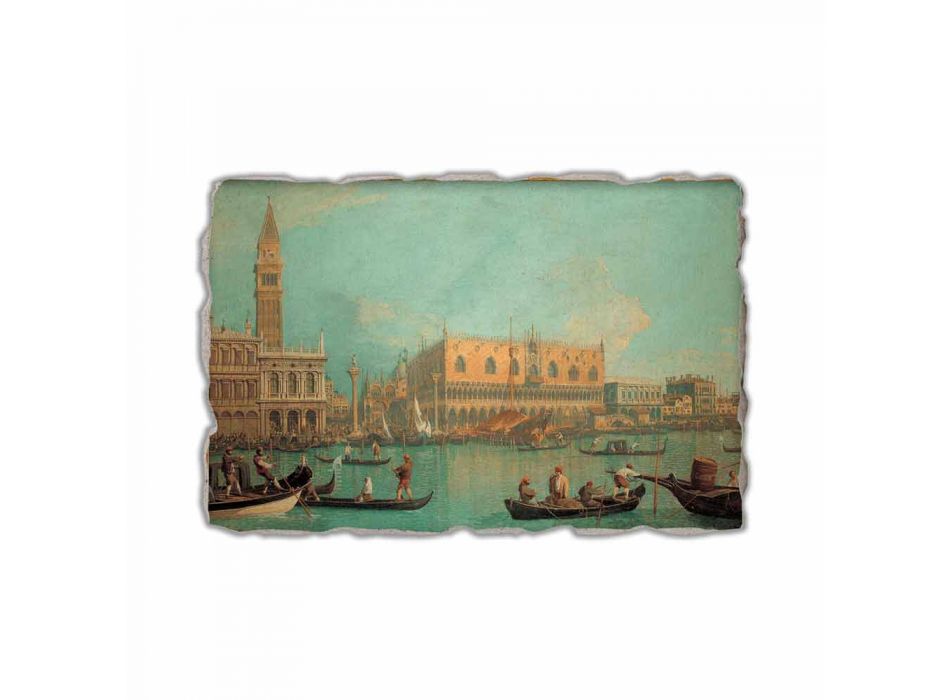 Fresco Canaletto &quot;Vedere din Palazzo Ducale di Venezia&quot;