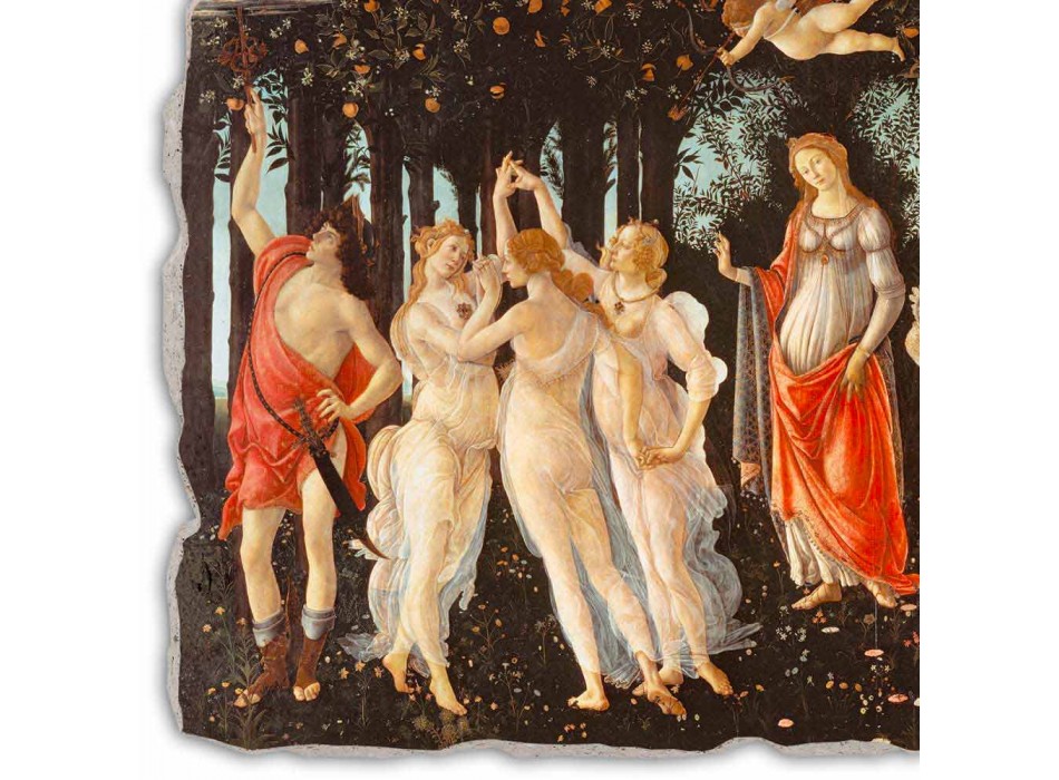 Fresco manual a lui Botticelli „Alegoria de primăvară“ Viadurini
