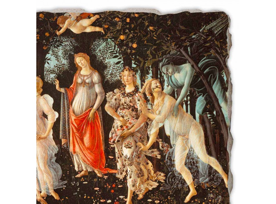 Fresco manual a lui Botticelli „Alegoria de primăvară“