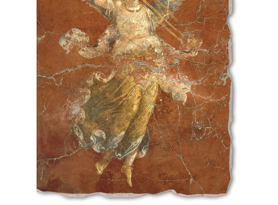 Fresco manual italian Roman „Ciclul de Muzelor“ Viadurini