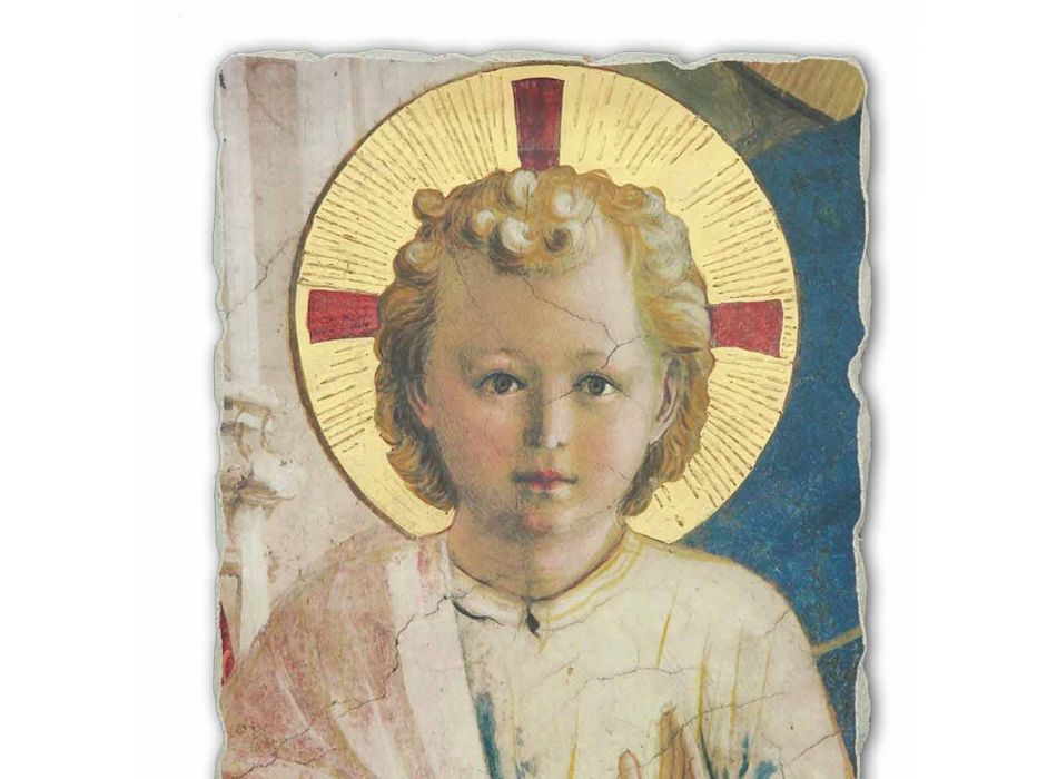 Fresco realizate manual în Italia Beato Angelico „Madonna Umbre“ Viadurini