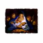 Fresco realizate manual italian Carlo Maratta &quot;Nașterea Domnului&quot;, în 1650 Viadurini