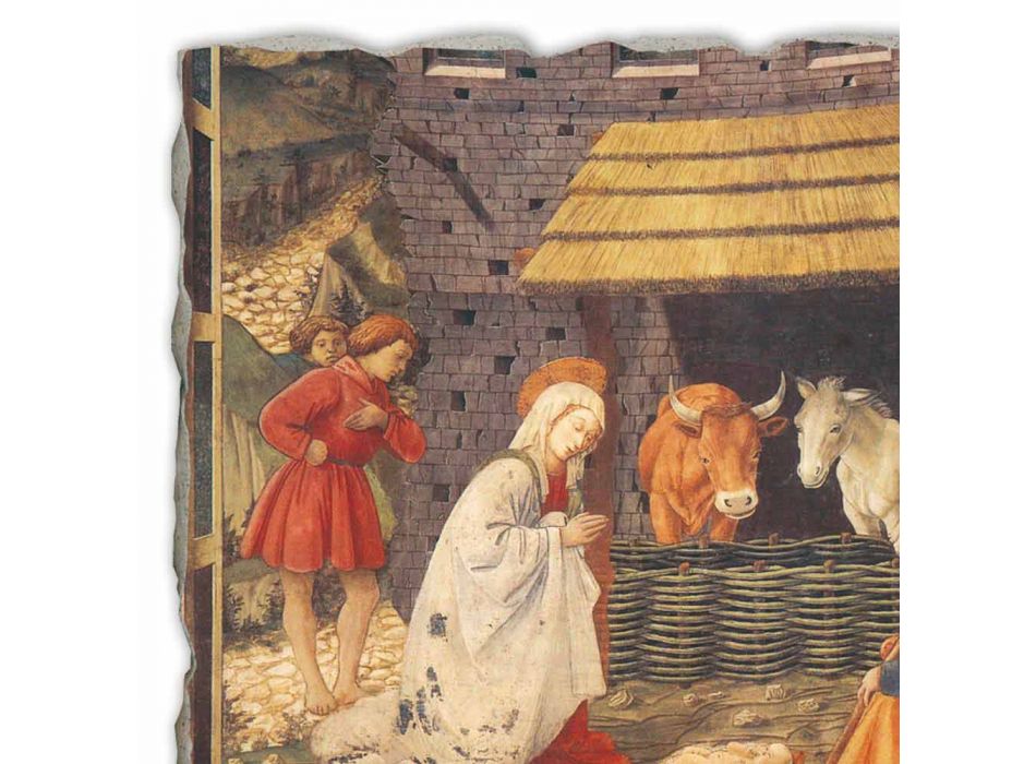 Fresco manual italian Filippo Lippi &quot;Nașterea Domnului&quot; Viadurini