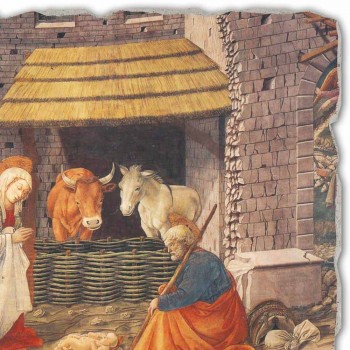 Fresco manual italian Filippo Lippi &quot;Nașterea Domnului&quot;
