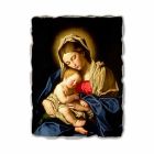 Fresco făcut în Italia Sassoferrato „Madonna și Copilului“ Viadurini