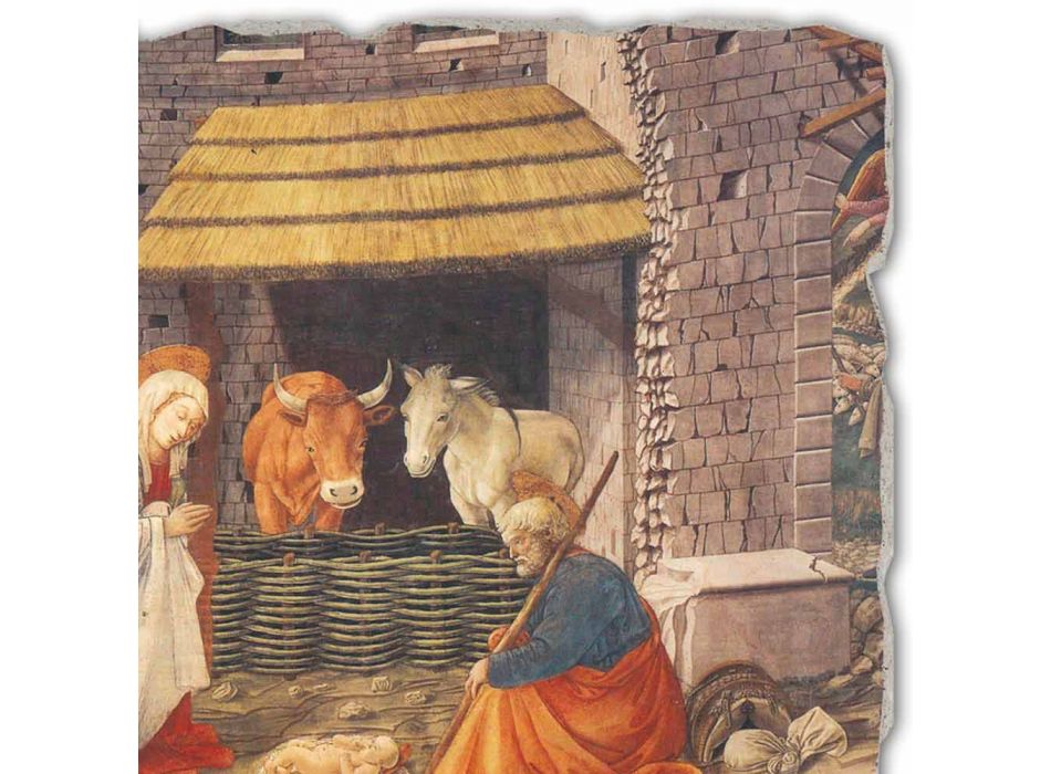Fresco mare manual italian Filippo Lippi &quot;Nașterea Domnului&quot; Viadurini