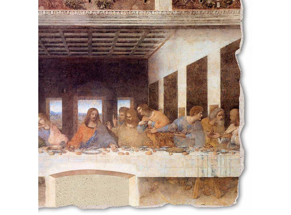 Great Fresco realizate manual Leonardo da Vinci &quot;Cina cea de Taină&quot;