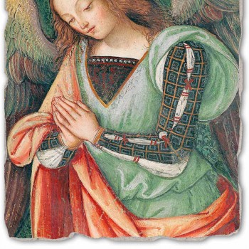 Marele Fresco Pinturicchio de mîna „Nașterea“ parte. Angelo