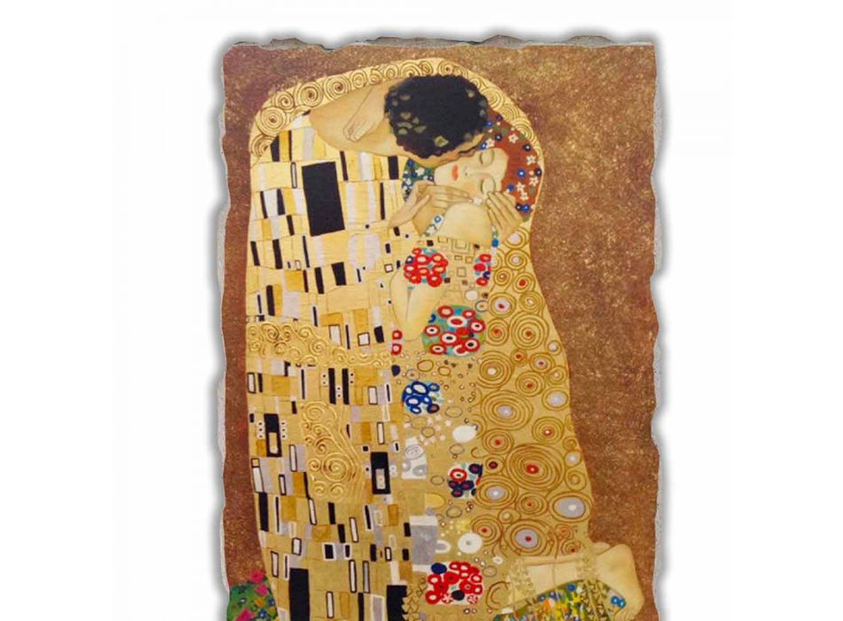 Great Fresco făcut în Italia Gustav Klimt „Sărutul“