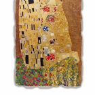 Great Fresco făcut în Italia Gustav Klimt „Sărutul“ Viadurini